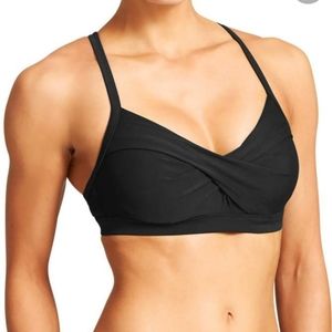 Athleta twist top bathing top size 34 B/C